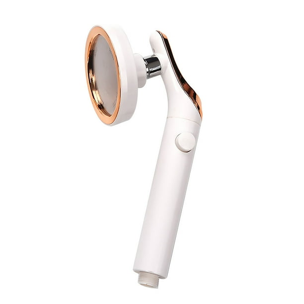 Accesorio de baño Cateissary cabezal de ducha ajustable presurizado de alta presión boquilla de SPA color Oro Blanco