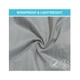 thumbnail image 4 of Little Donkey Andy Men's Packable Lightweight Hooded Jacket Windproof Windbreaker with Recycled Insulation Grey L, 4 of 7