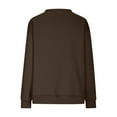 thumbnail image 3 of Yievot Oversized Crewneck Sweatshirt Women Long Sleeve Pullover Tops with Pockets, 3 of 7