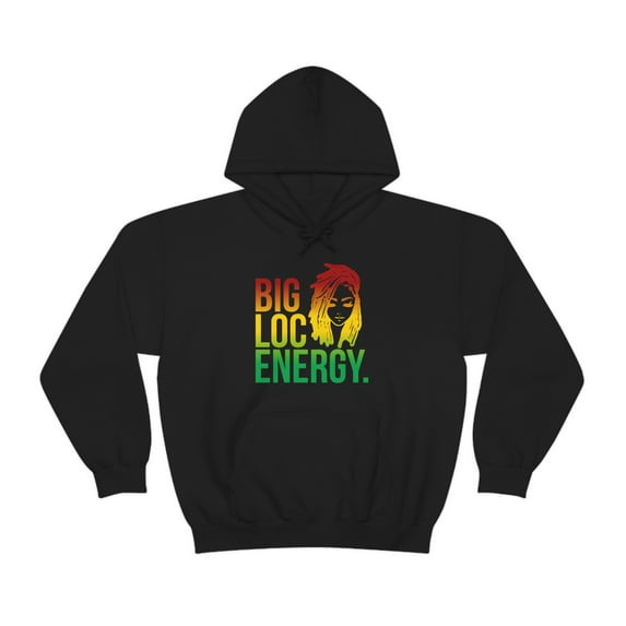 Locs Hoodie, Big Loc Energy Hoodie, Loc'd Hoodie, Loc's Hoodie
