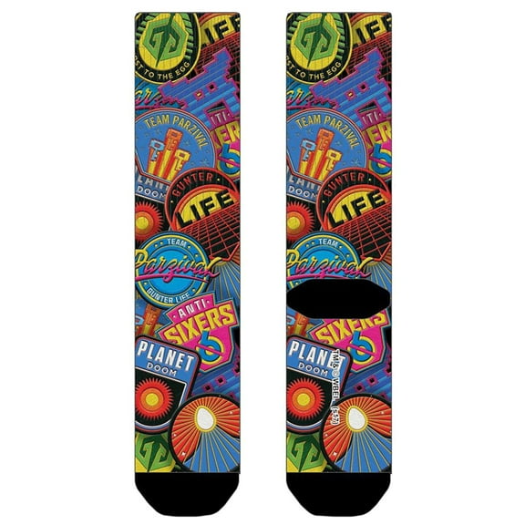 Ready Player One AOP Sublimated Crew Socks