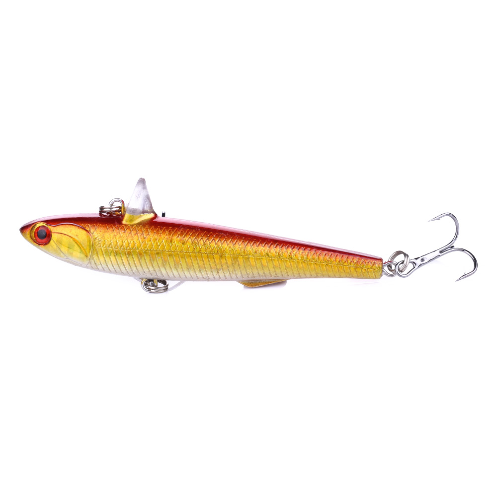HENGJIA Fishing Lures, Pencil Plopper Fishing Lures for Bass Trout Perch, Sinking Fishing Lure with Deep Diving Minnow Pencil Popper Bass Bait for Freshwater or Saltwater