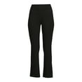 Athletic Works Women’s Petite Stretch Cotton Blend Straight Leg Pants
