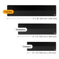 thumbnail image 4 of Reposamuñecas para teclado Glorious Gaming de madera tamaño completo ceniza blanca, 4 of 4
