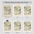 thumbnail image 3 of PixonSign Adhesive Wall Art Green Leaves Variety Posters, Set of 4 Nature Wilderness Renaissance Botanical Illustrations Wall Decor, Floral Canvas Prints for Home Decor - 12"x16", 3 of 5