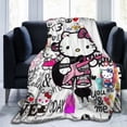 thumbnail image 6 of Hello Kitty Blanket, Super Soft Throw Blanket, Cozy Flannel Blankets For Boys Girls, Warm Blankets For Couch Sofa Bed, 40"X30", 6 of 9