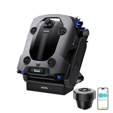 MOVA Rover X10 Robotic Pool Cleaner, 7-in-1 OMNI Clean