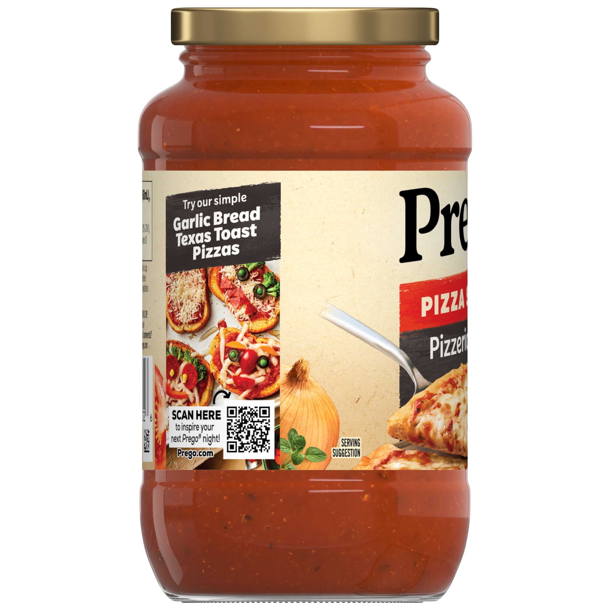Prego Pizzeria Style Pizza Sauce, 14 oz Jar
