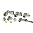 thumbnail image 4 of 5Pcs 3 4 5 6mm 8 10 12 14 16mm Tube Brass Ferrule Compression Copper Sleeve Seal Ring Air Hydraulic Pipe Fitting Union Connector, 4 of 4
