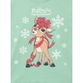 thumbnail image 3 of Rudolph Unisex Toddler Holiday Graphic Tee with Short Sleeves, Sizes 12M-5T, 3 of 4