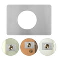 thumbnail image 3 of Plaque de Porte Facile à Installer Argent 4 Pcs 5.1X3.5X0.04 Po, 3 of 5
