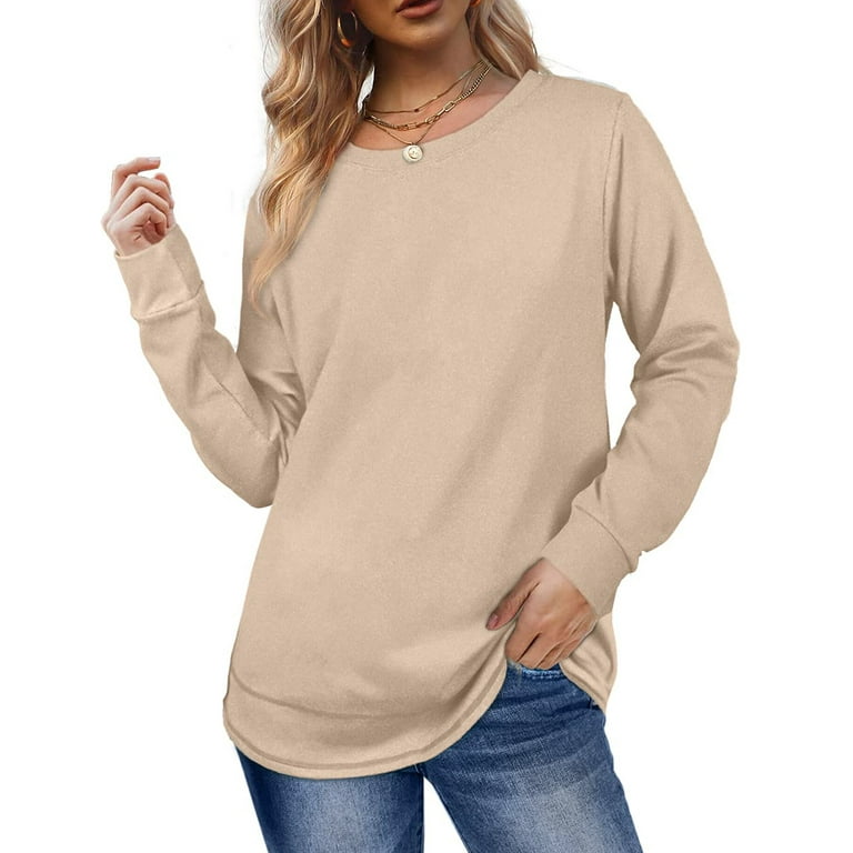 Fantaslook Sweatshirts for Women Crewneck Casual Long Sleeve