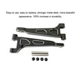 thumbnail image 3 of Vogacara Brazos superiores traseros de aluminio para 1/14 MJX Hyper Go 14210 14209 brazos superiores traseros de aluminio de alta resistencia Kits de construcción modelo Negro, 3 of 6