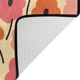 thumbnail image 5 of SKYSONIC 72x48in Watercolor Floral Area Rug, Spring Flowers Summer Non-Slip Floor Carpet for Indoor Living Dining Room and Bedroom Area, 5 of 7