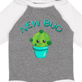 thumbnail image 4 of Inktastic New Bud- cute baby cactus Boys or Girls Long Sleeve Baby Bodysuit, 4 of 5