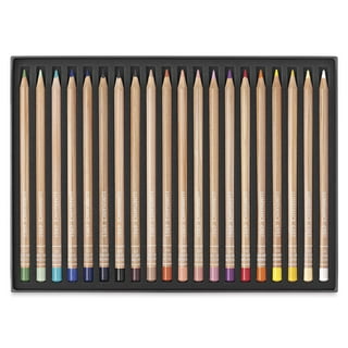 Faber-Castell Pitt Pastel Pencil Set - Assorted Colors, Tin Box, Set of 24