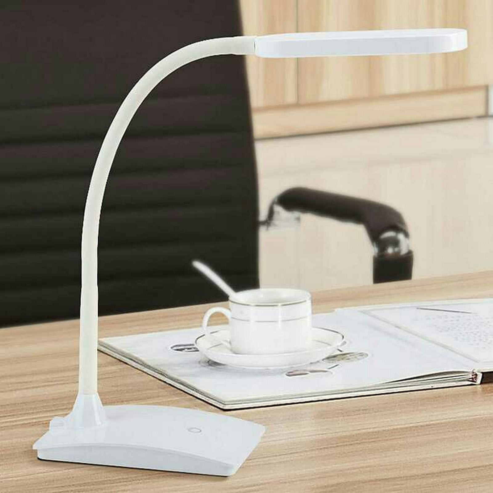 Stepless Brightness Control Office Light with  Multi-Stage Light Modes Touch Sensor Control Lian LifeStyle Stylish Foldable ABS Table Lamps Memory/Favorite Function Night Light LTL-C9 White 