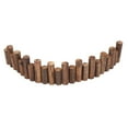 thumbnail image 6 of Clispeed Rustic Wooden Garden Border Fence for Plants, Patio Privacy Screen and Flower Bed Edging Decoration, 6 of 8