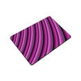 thumbnail image 2 of CADecor Glossy Pink Gradient Stripes Indoor/Outdoor Doormat Decor Rug 23.6x15.7 inches, 2 of 2