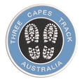 thumbnail image 1 of Go Trekking! At Three Capes Track, Australia 3.5 Inch Iron Or Sew On Embroidered Fabric Badge Patch Hiking Trails Iconic Series, 1 of 2