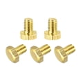 thumbnail image 1 of Unique Bargains Brass Hex Bolts, M4x6mm 5 Pack Fully Thread Grade 4.8 Machine Screws, 1 of 4