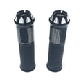 thumbnail image 4 of Motorcycle Scooter Grips 7/8 (22 mm) – Aluminum Anti Vibration Soft Rubber – Diamond Black, 4 of 5