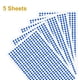 thumbnail image 3 of Uxcell 5 Hojas/2250pcs Calcomanías de Rhinestone Adhesivas, Stickers de Gemas Acrílicas Autoadhesivas de 3mm, Piedras de Joyas para Arte de Uñas, Manualidades, DIY, Decoración, Azul Oscuro, 3 of 6