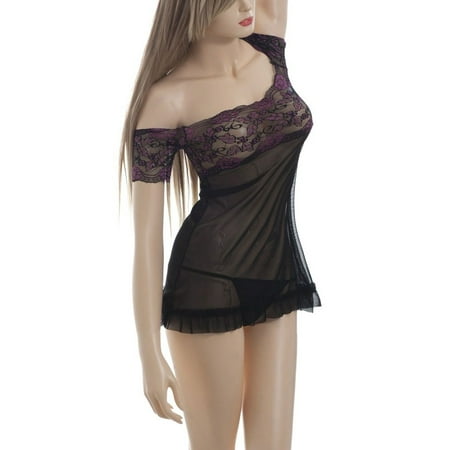 Women's Lingerie Lace Dress Underwear Sleepwear G String -