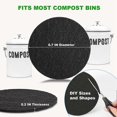 thumbnail image 3 of 10Pcs Charcoal Filter for Compost Bucket 6.7 Inch Kitchen Activated Carbon Compost Bin Filter Replace for Countertop Bin, 3 of 5