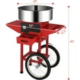 thumbnail image 2 of Ktaxon 21 Inch Cotton Candy Machine Cart, Electric Cotton Candy Maker Machine w/Stainless Steel Bowl, Sugar Scoop and Large Storage Drawer, Blue, 2 of 10