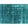 thumbnail image 1 of Ahgly Company Indoor Rectangle Oriental Turquoise Blue Industrial Area Rugs, 4' x 6', 1 of 4