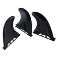 thumbnail image 2 of 3x Aletas de tabla de surf de liberación rápida Reemplazo Profesional Premium Portátil Accesorio de alto rendimiento Fácil de instalar Negro, 2 of 8