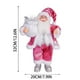 thumbnail image 2 of Estatua De Papá Noel De Pie En Una Rejilla De Agua Papá Noel Con Saco Equipado Con Abeto Verde Y Bayas Rojas Fiesta Navideña En Casa En Invierno, 2 of 5