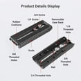 thumbnail image 2 of SMALLRIG Quick Release Plate for Manfrotto-Type Compatible with DJI RS2, RSC2 and Ronin-S (RS 2/ RSC 2/ RS) Gimbal -, 2 of 5
