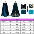 thumbnail image 3 of Disfraz de princesa Elsa para adultos, disfraz de película Ice Cos, disfraz de princesa reina, disfraz de fantasía, guantes, capa, traje de Halloween, 3 of 5