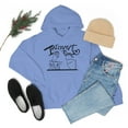 thumbnail image 5 of TSmartArt @ Walmart. Introvert. Adult Teen Heavy Unisex Pullover Hoodie. Regular | Plus, 5 of 5