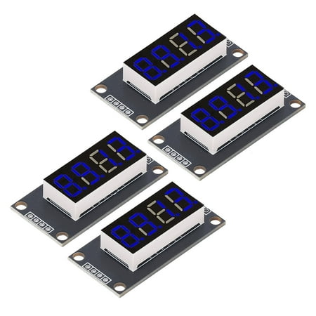 

Digital Tube Display Module 4 Digit 5V LED Display Board Easy Installation For Machine Blue MRA110D