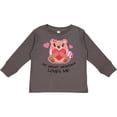 thumbnail image 3 of Inktastic My Great Grandma Loves Me Bear and Hearts Boys or Girls Long Sleeve Toddler T-Shirt, 3 of 5
