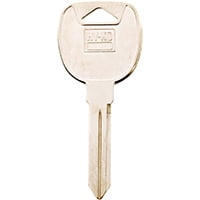 Nickel Motor - HY-KO 11010B91 Key Blank, Brass, Nickel, For Automobile, Many General Motors Vehicles 10 Pack