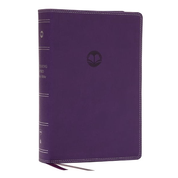 Pre-Owned Enduring Word Study Bible: Pastoral Commentary from Every Chapter of the Bible (Nkjv, Purple Leathersoft, Red Letter, Co, (Hardcover)