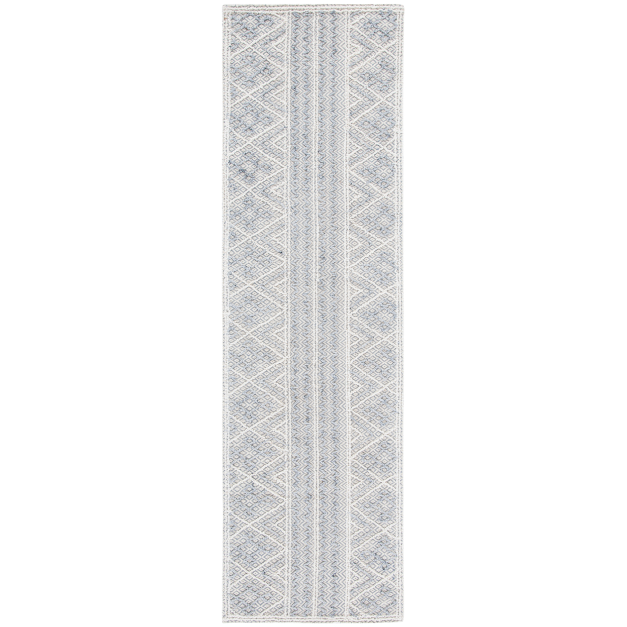 SAFAVIEH Trace Alexanndria Geometric Striped Area Rug, Grey/Beige, 4' x 6'