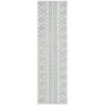 thumbnail image 3 of SAFAVIEH Trace Alexanndria Geometric Striped Area Rug, Grey/Beige, 4' x 6', 3 of 7