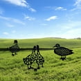 thumbnail image 5 of Visland Duck Stakes, Family Garden Silhouette Yard Art, Hollow Out Animal Shape Decor for Outdoor-for Lawns Backyard, 5 of 6