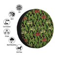 thumbnail image 4 of Yiaed Green Cacti And Red Chili Print Print Tire Wheel Cover, tire covers for trailers,rv wheel covers,rv tire covers, camper tire covers,tire covers for cars-15 inch, 4 of 6