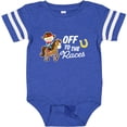 thumbnail image 3 of Inktastic Off to the Races with Cowboy on Horse Boys Baby Bodysuit, 3 of 5