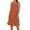 Orange, variant on WQQZJJ Women's Summer Casual Dresses Cotton Linen Crew Neck Sleeveless Tank Dress Loose Sundress with Pocket