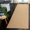 thumbnail image 2 of SAFAVIEH Braided Rishika Solid Runner Rug, Beige/Tan, 2'3" x 6', 2 of 8