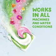 Gain Plus Flings Laundry Detergent Soap Pacs, All-In-One, Happy Hibiscus Scent, 32 Count