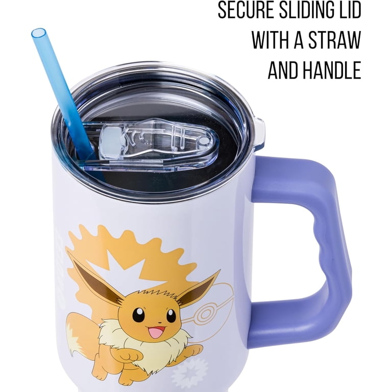 Silver Buffalo Pokémon Double Walled Stainless Steel Tumbler with
