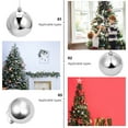 thumbnail image 5 of Sipeihong Christmas 12pcs Christmas Balls Ornaments Xmas Tree Decorations Silver Hanging Ball, 5 of 11